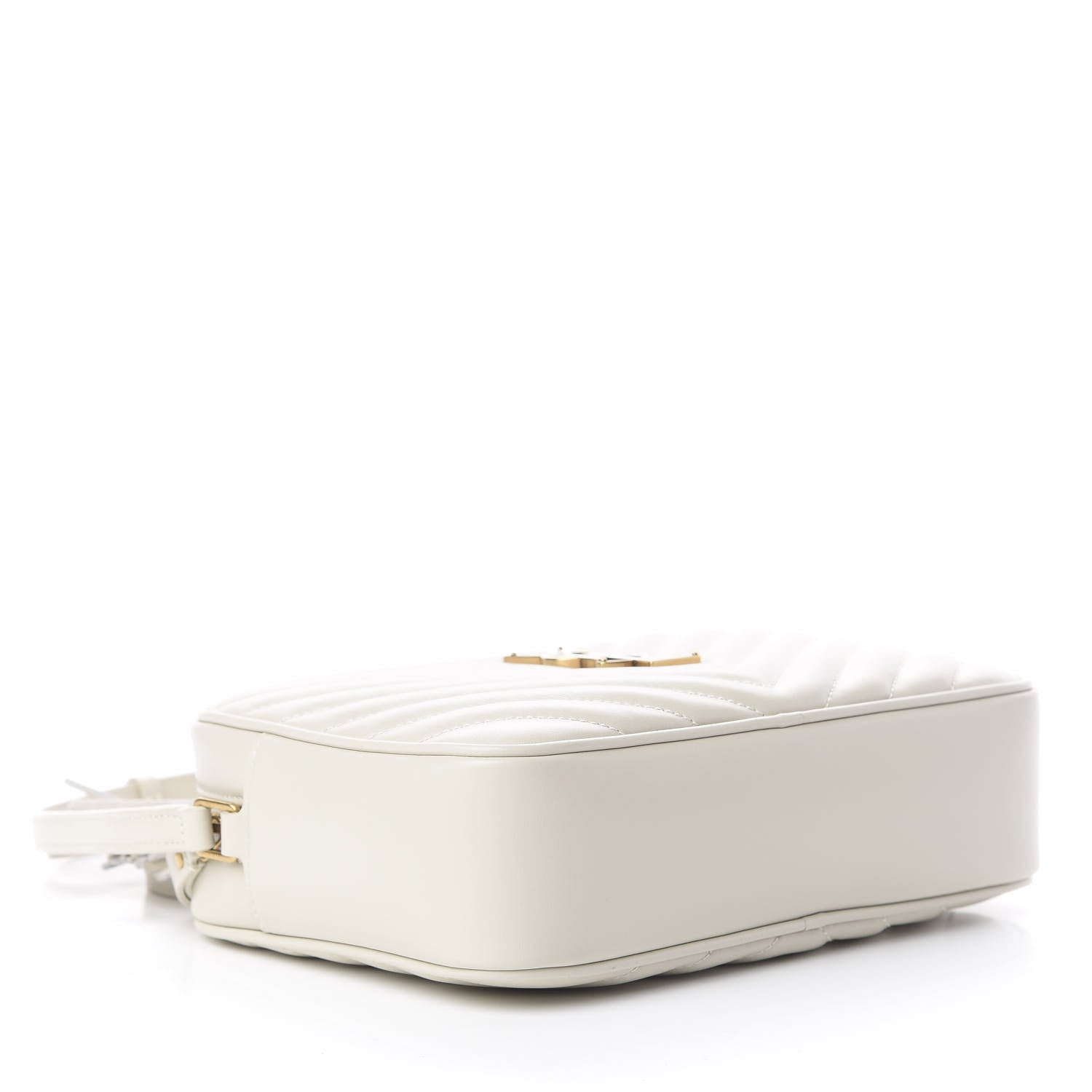 Saint Laurent Calfskin Matelasse Monogram Lou Camera Bag Crema Soft 5 of 13