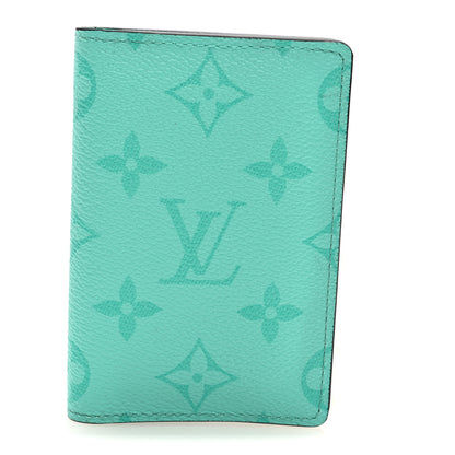 Louis Vuitton Taigarama Pocket Organizer NM Miami Green 1 of 7