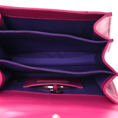 Bulgari Calfskin Serpenti Forever Top Handle Pink 6 of 14
