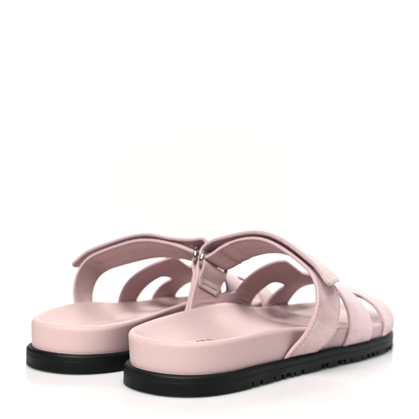 Suede Goatskin Womens Chypre Sandals 41 Rose Porcelaine