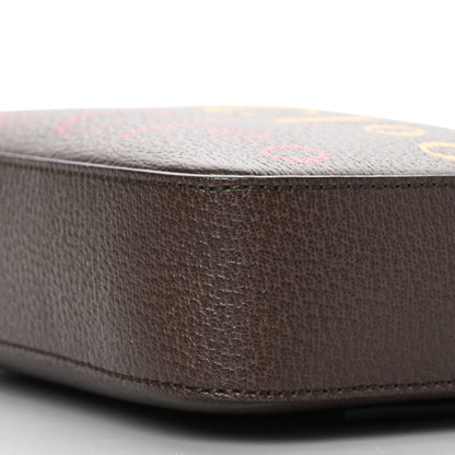 Gucci Textured Dollar Calfskin Gucci 100 Aria Belt Bag 90 36 New Acero Multicolor 10 of 10