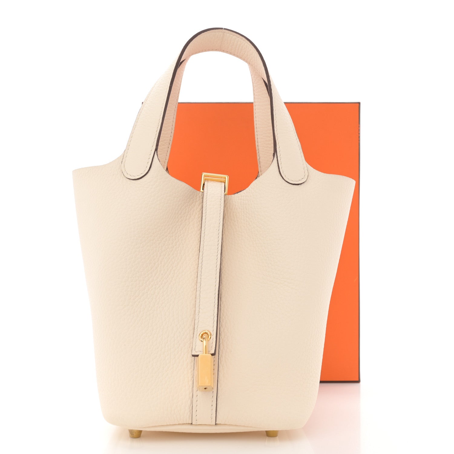 Hermes Taurillon Clemence Picotin Lock 18 PM Nata 11 of 11