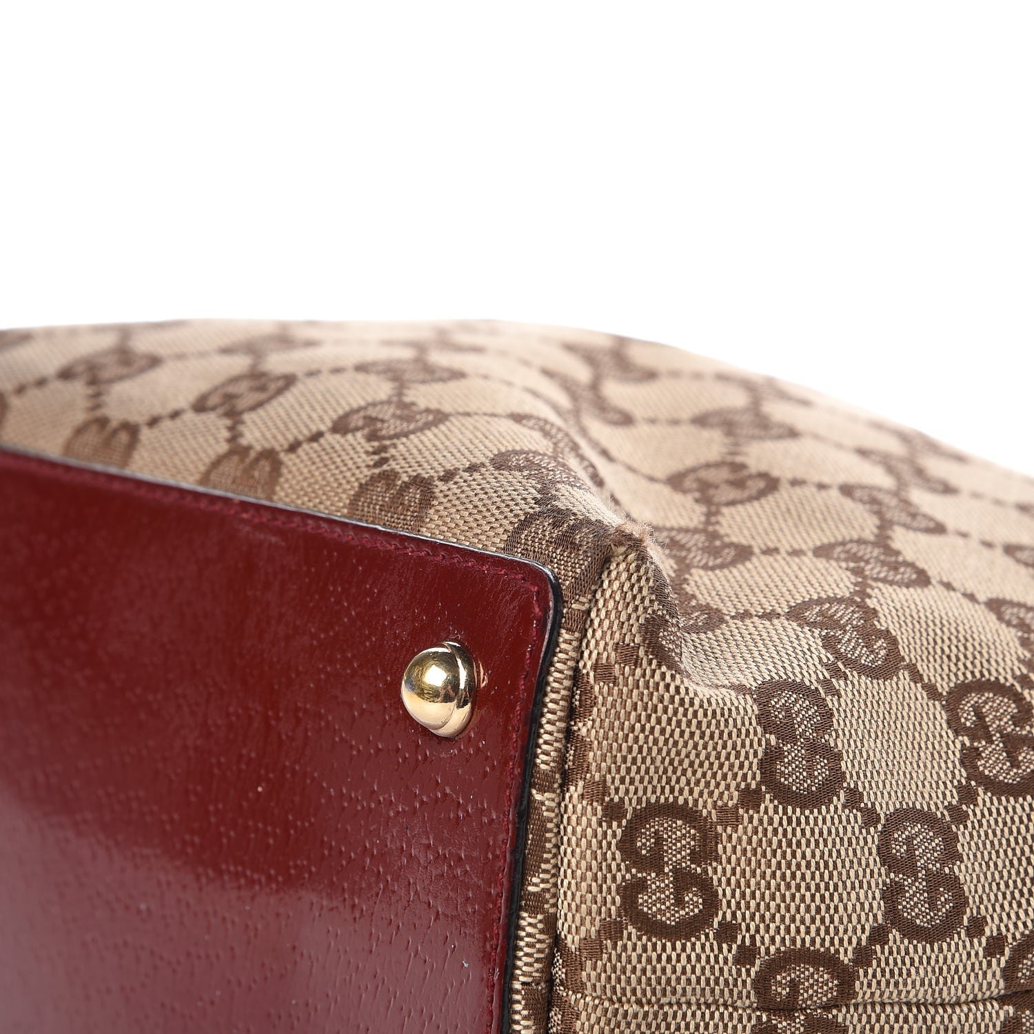 Gucci Monogram Small Eclipse Tote Red 9 of 12