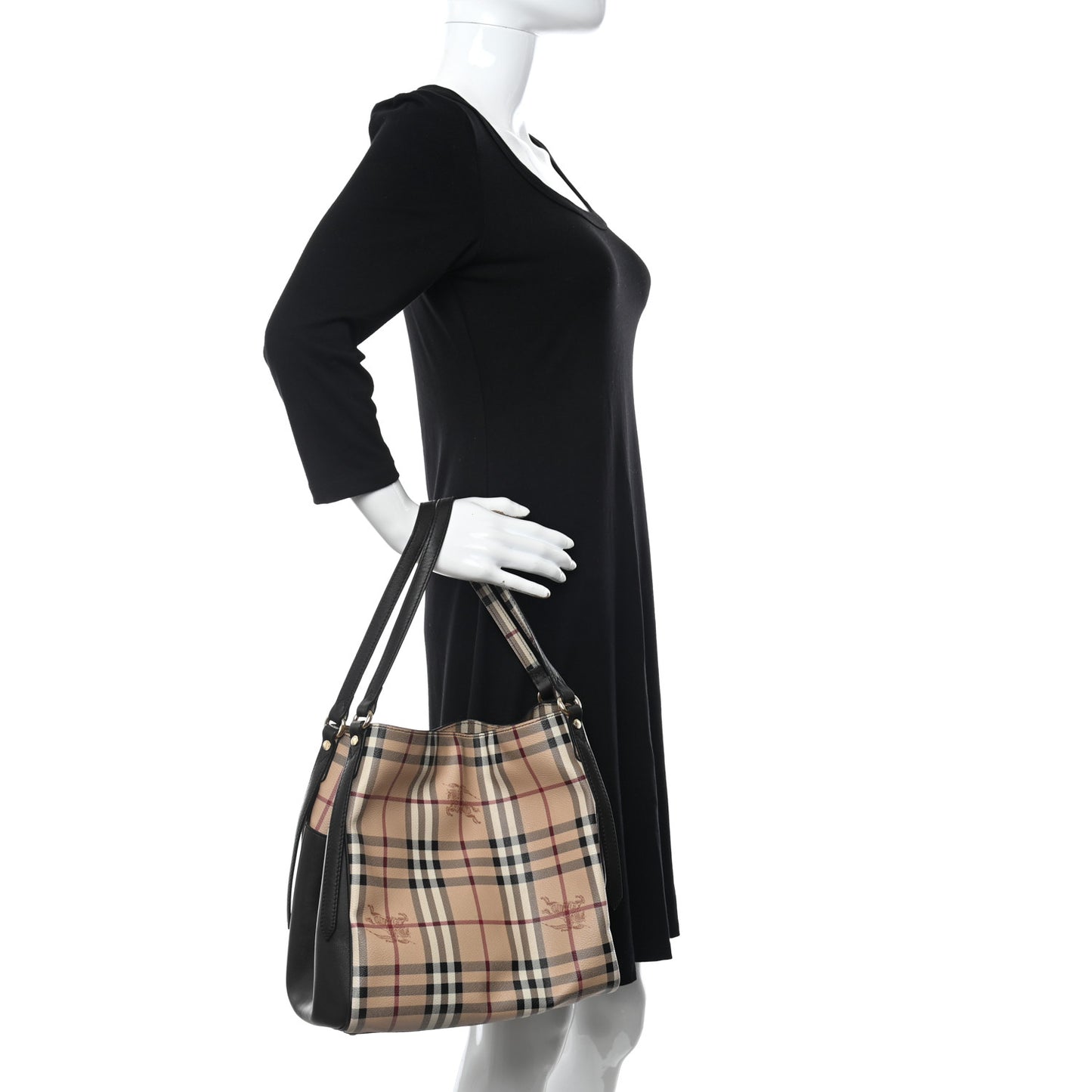 Haymarket Check Small Canterbury Tote Chocolate