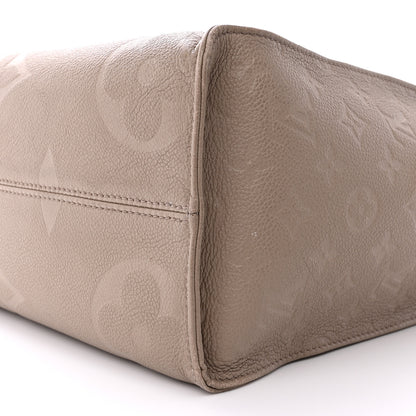 Louis Vuitton Empreinte Monogram Giant Onthego MM Tourterelle 9 of 18