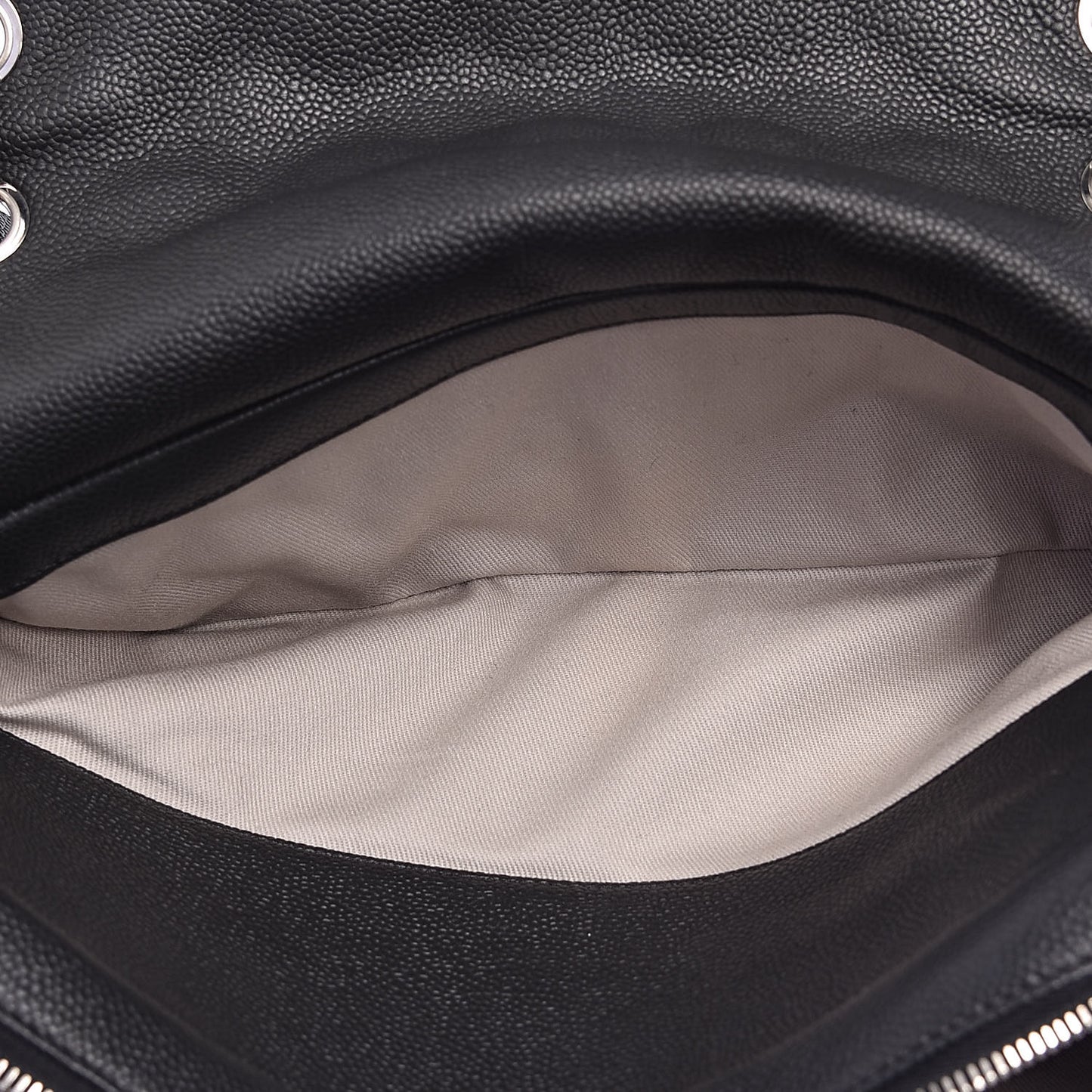 Caviar Quilted Jumbo Easy Flap Black