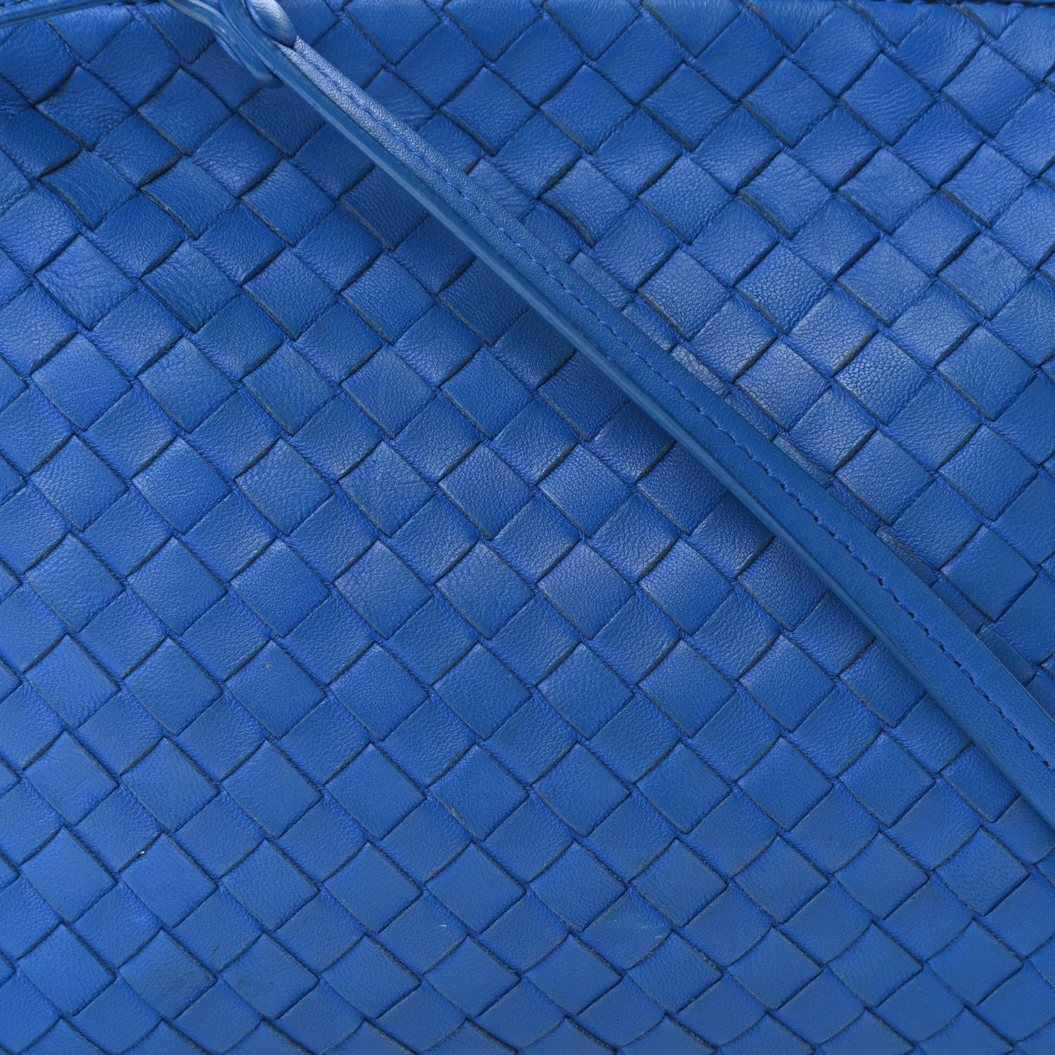 Bottega Veneta Nappa Intrecciato Nodini Crossbody Messenger Blue 8 of 10