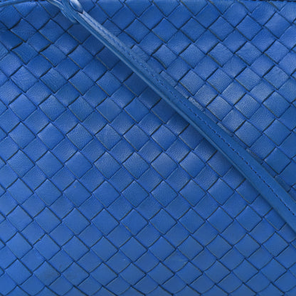Bottega Veneta Nappa Intrecciato Nodini Crossbody Messenger Blue 8 of 10