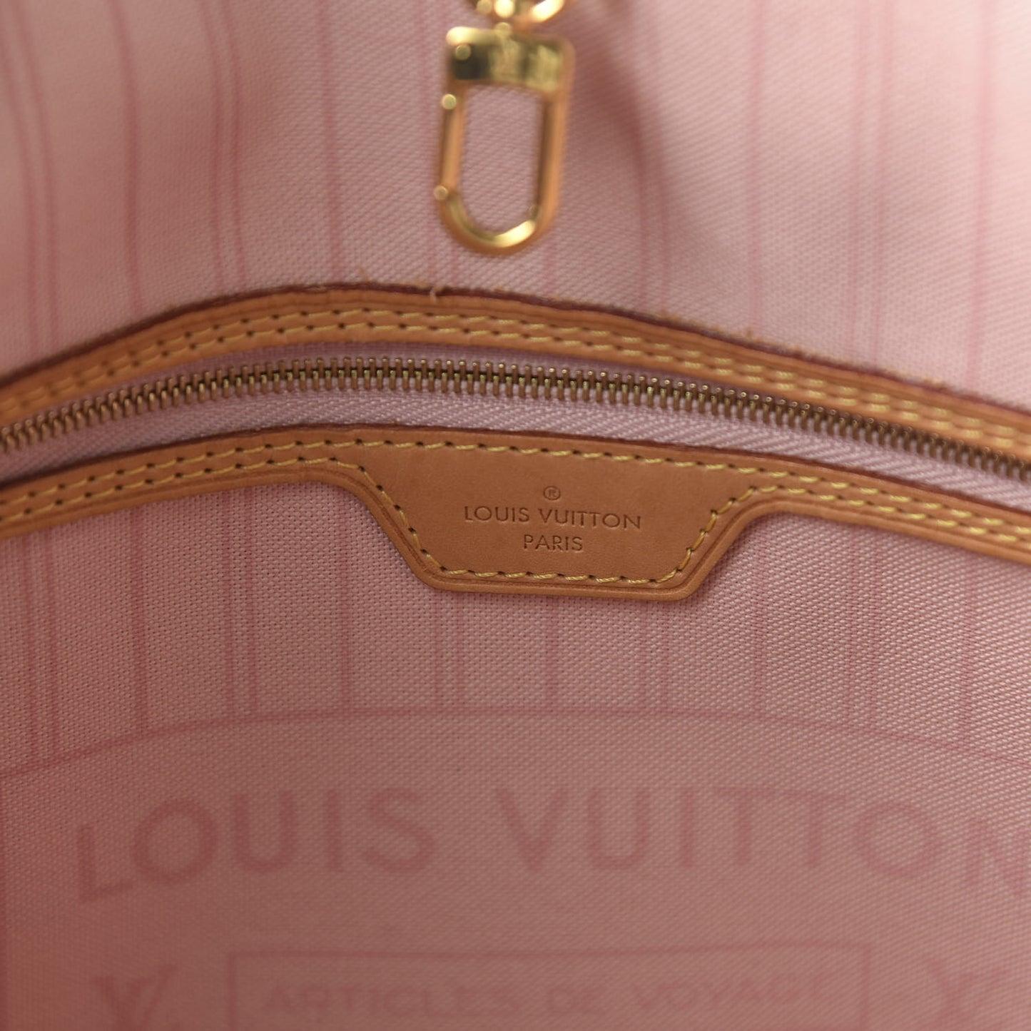 Damier Azur Neo Neverfull MM Rose Ballerine