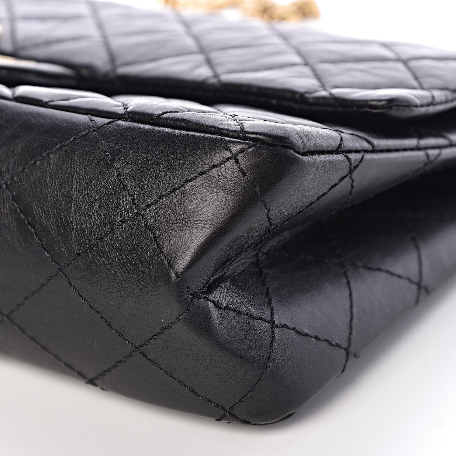 Chanel Aged Calfskin Quilted 2.55 Reissue 226 Flap Black 9 of 11
