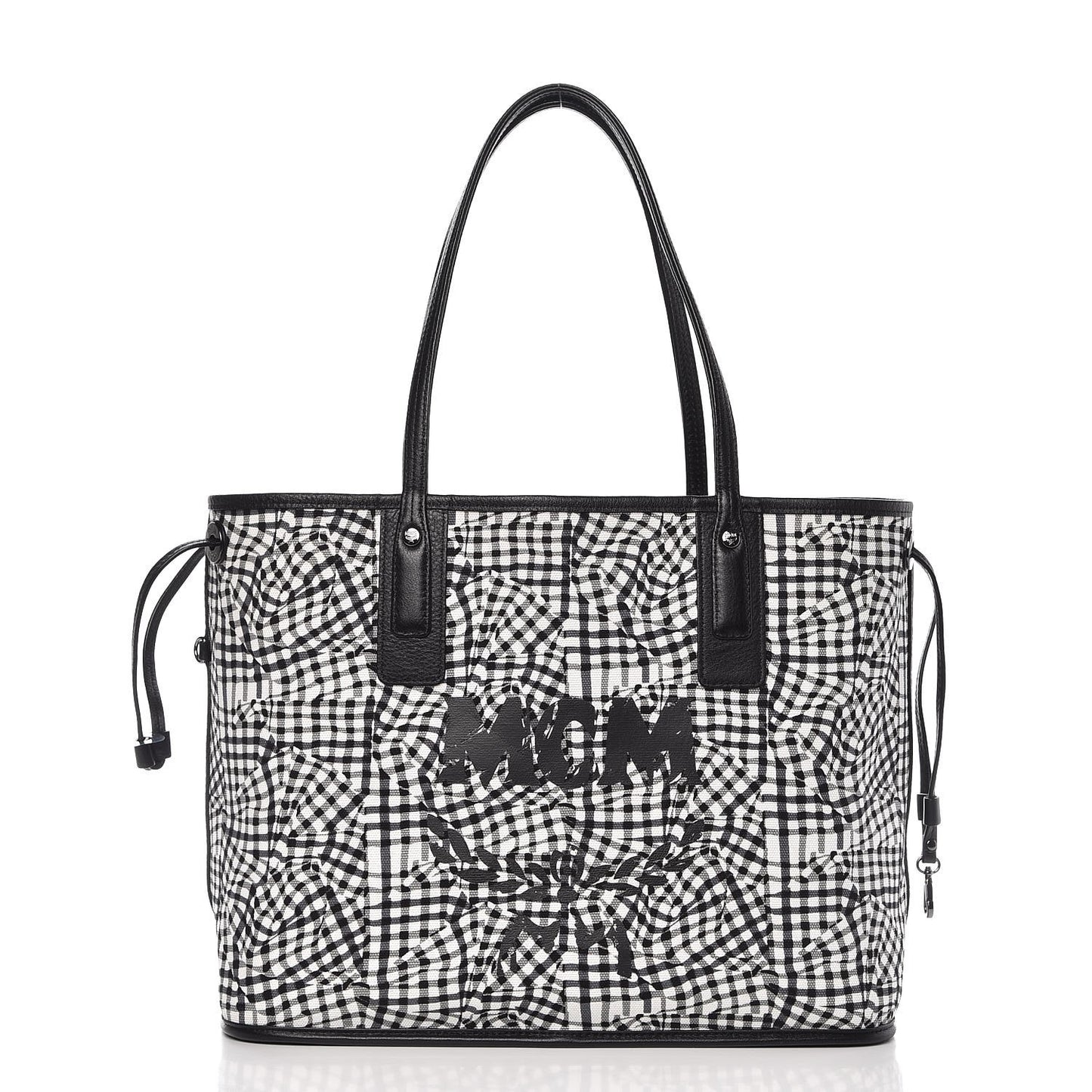 Visetos Medium Liz Reversible Shopper Tote Black