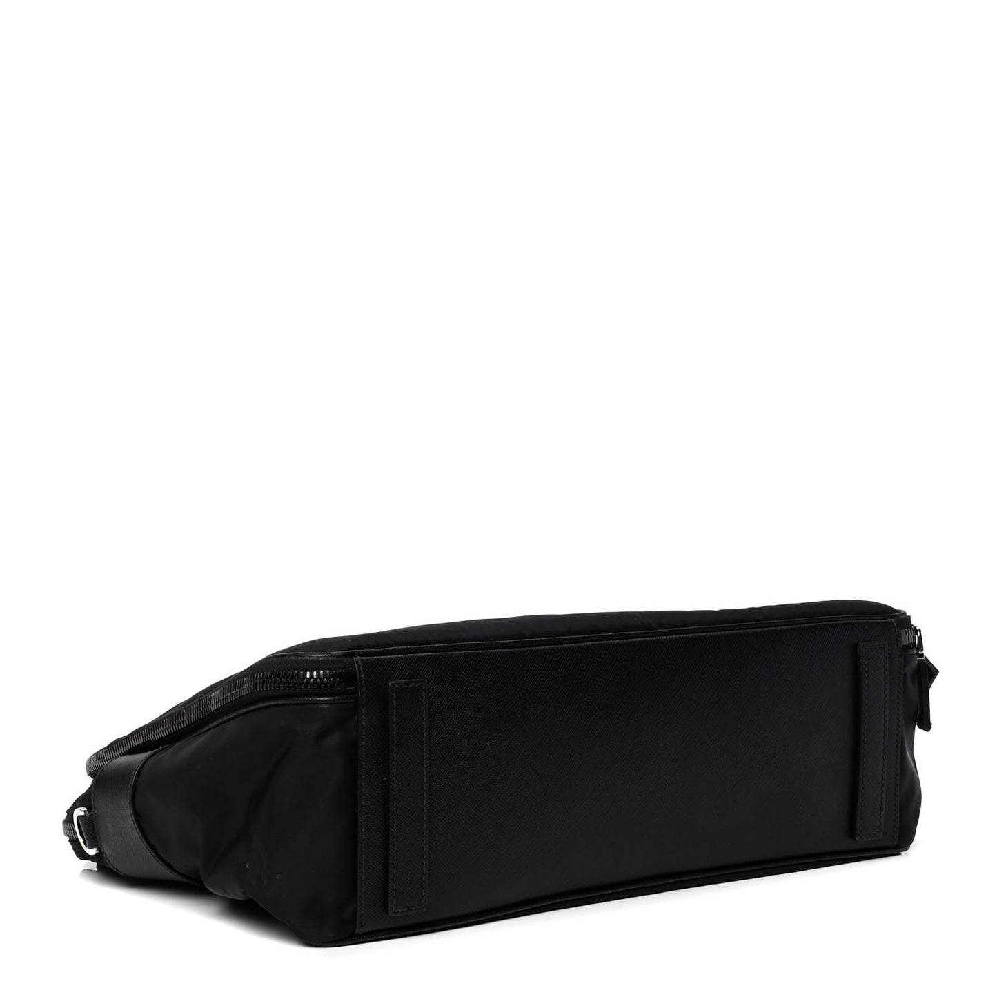 Tessuto Nylon Saffiano Briefcase Black