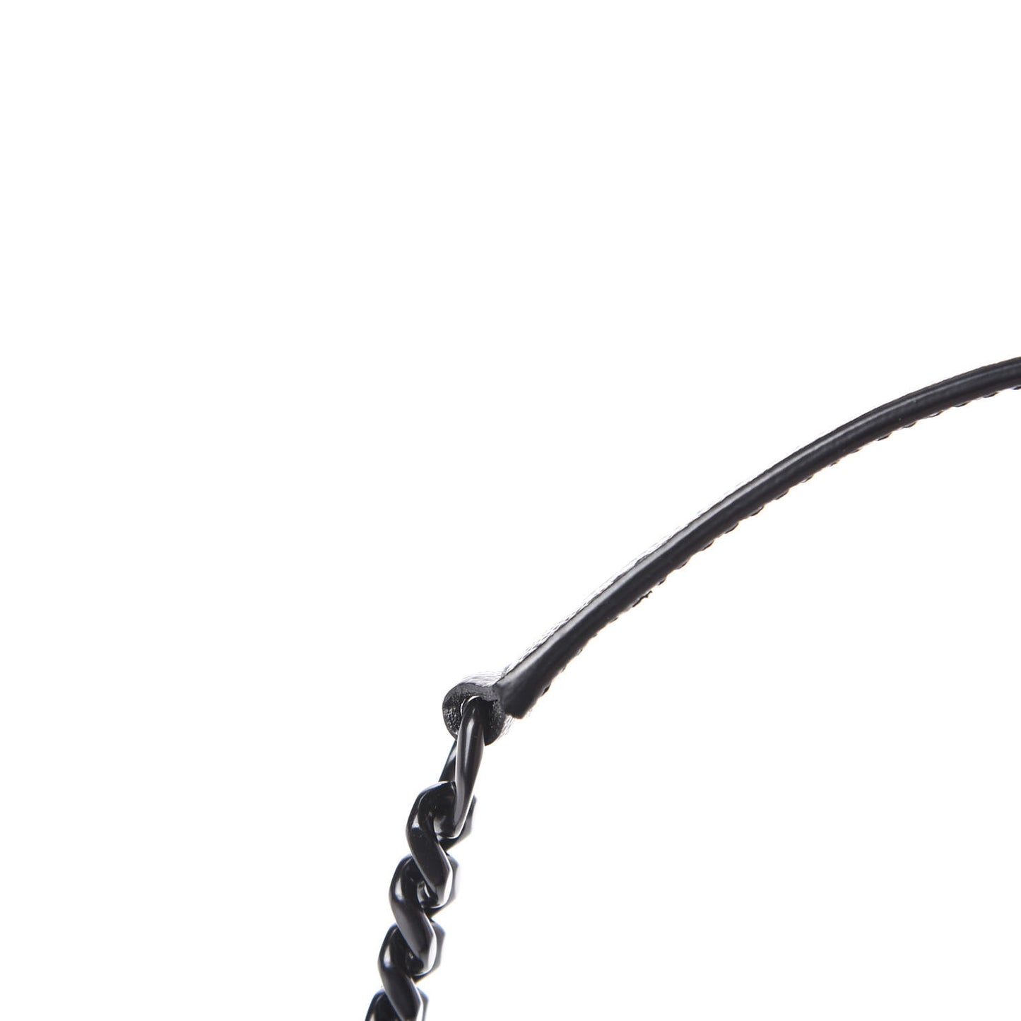 Grain De Poudre Textured Mixed Matelasse Triquilt Medium Monogram Satchel Black