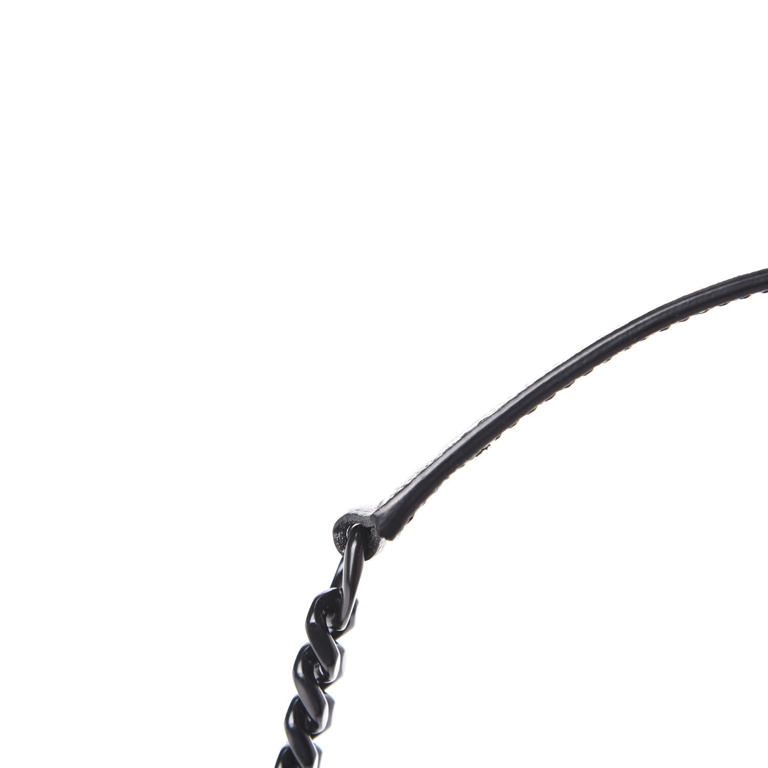 Saint Laurent Grain De Poudre Textured Mixed Matelasse Triquilt Medium Monogram Satchel Black 9 of 12