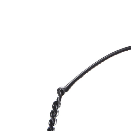 Saint Laurent Grain De Poudre Textured Mixed Matelasse Triquilt Medium Monogram Satchel Black 9 of 12