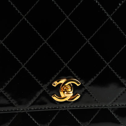 Chanel Patent Medium Kelly Flap Black 5 of 9