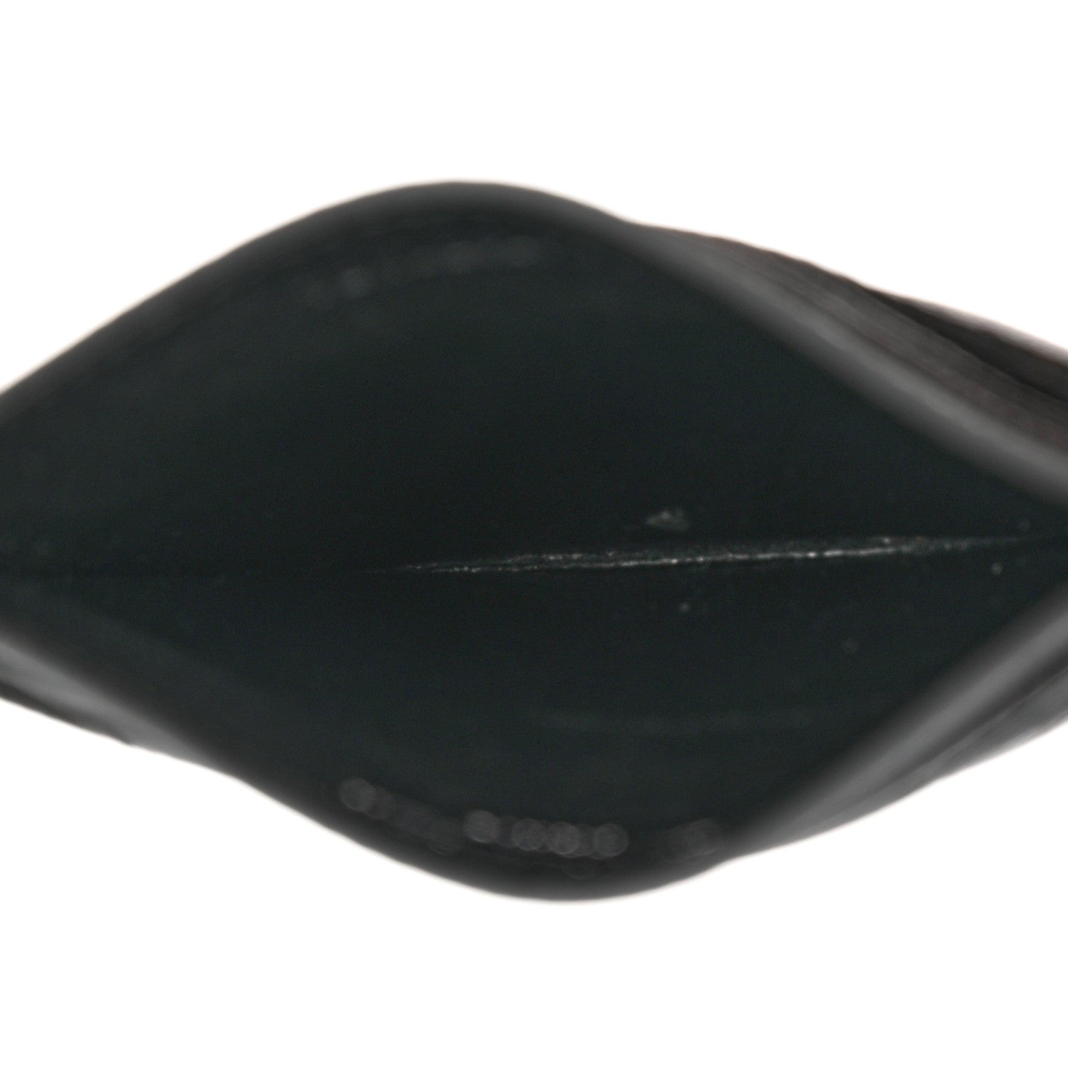 Saint Laurent Grain De Poudre Matelasse Chevron Monogram Credit Card Case Black 4 of 7