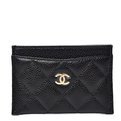 Chanel Caviar Quilted Card Holder Black 1 of 8