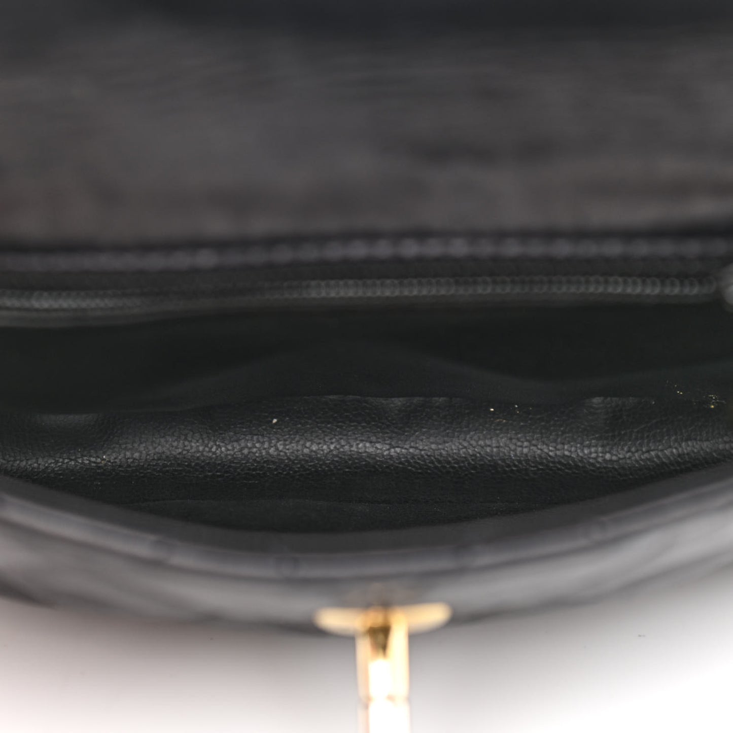 Lambskin Quilted Flap Waist Belt Bag 75 30 Black