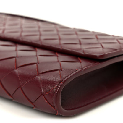 Bottega Veneta Nappa Intrecciato Long Andiamo Top Handle Clutch Barolo 10 of 10