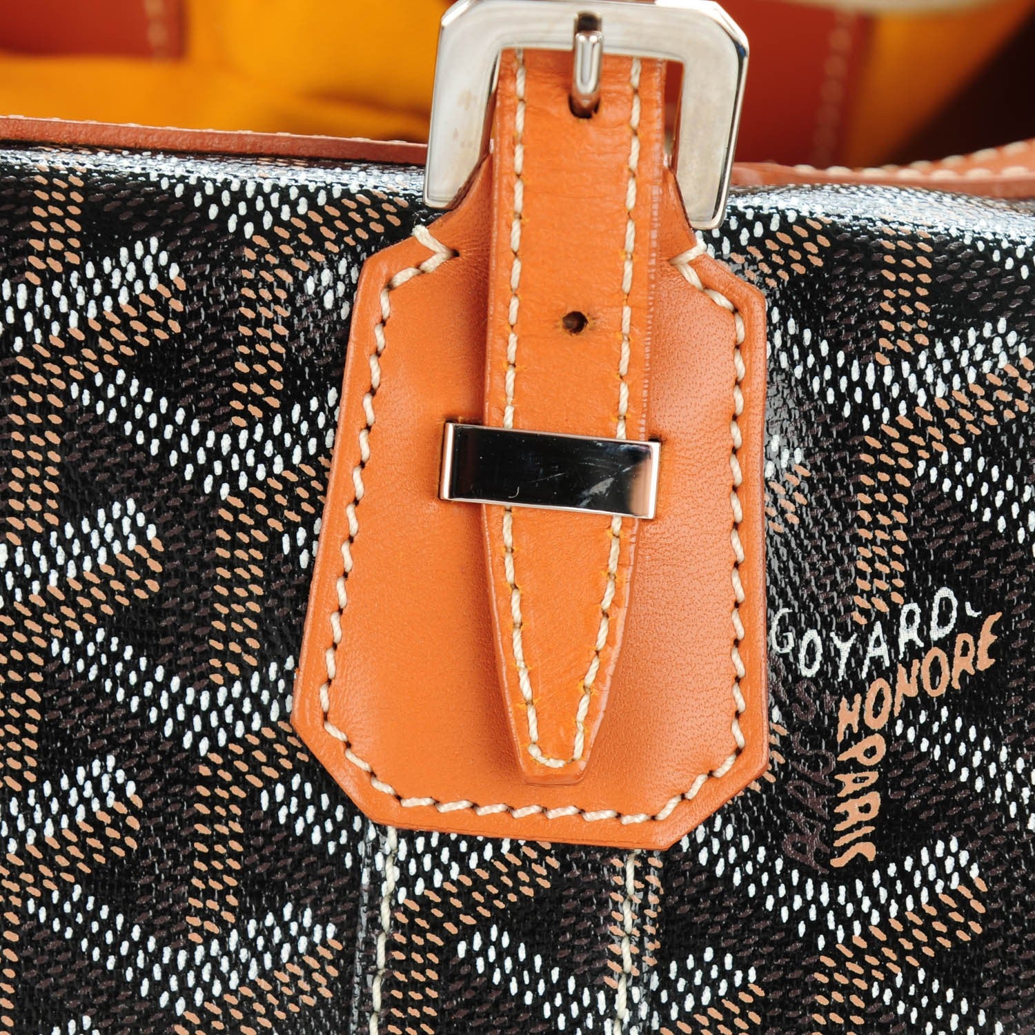 Goyard Goyardine Boeing 30 Black Gold 8 of 10