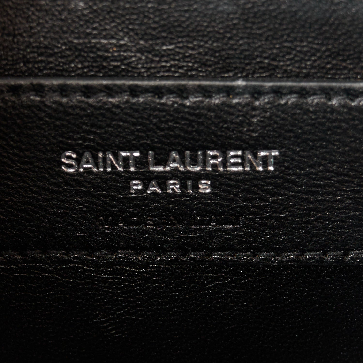 Saint Laurent Calfskin Crocodile Embossed Small Classic Monogram Kate Tassel Satchel Nude Powder 7 of 12