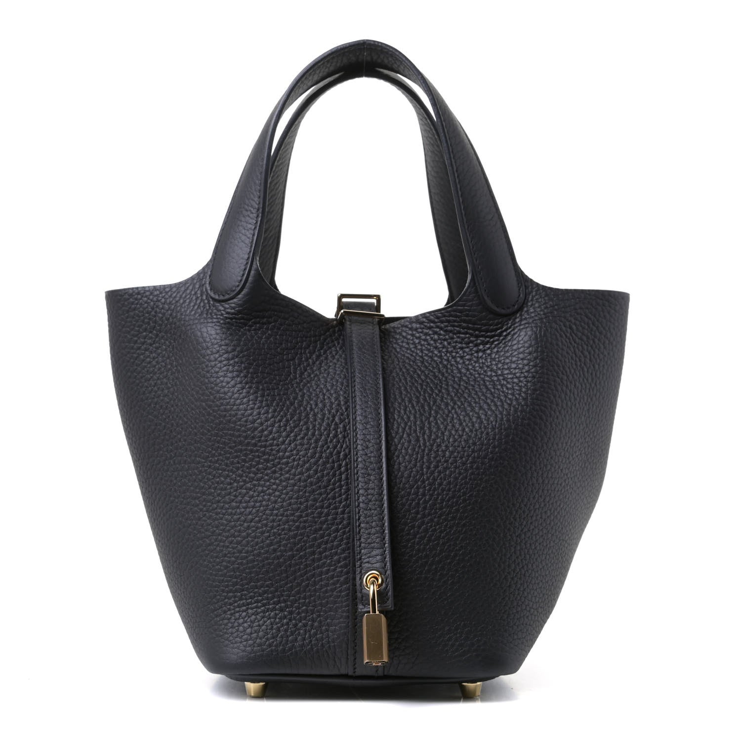 Hermes Taurillon Clemence Picotin Lock 18 PM Black 1 of 4