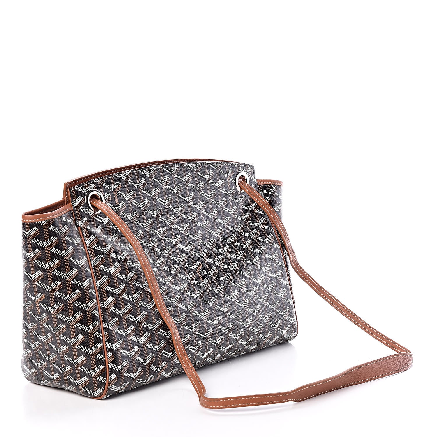 Goyard Goyardine Rouette Bag Black Gold 3 of 10
