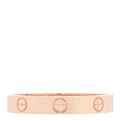 Cartier 18K Pink Gold 3.5mm LOVE Wedding Band Ring 60 9.25 1 of 5