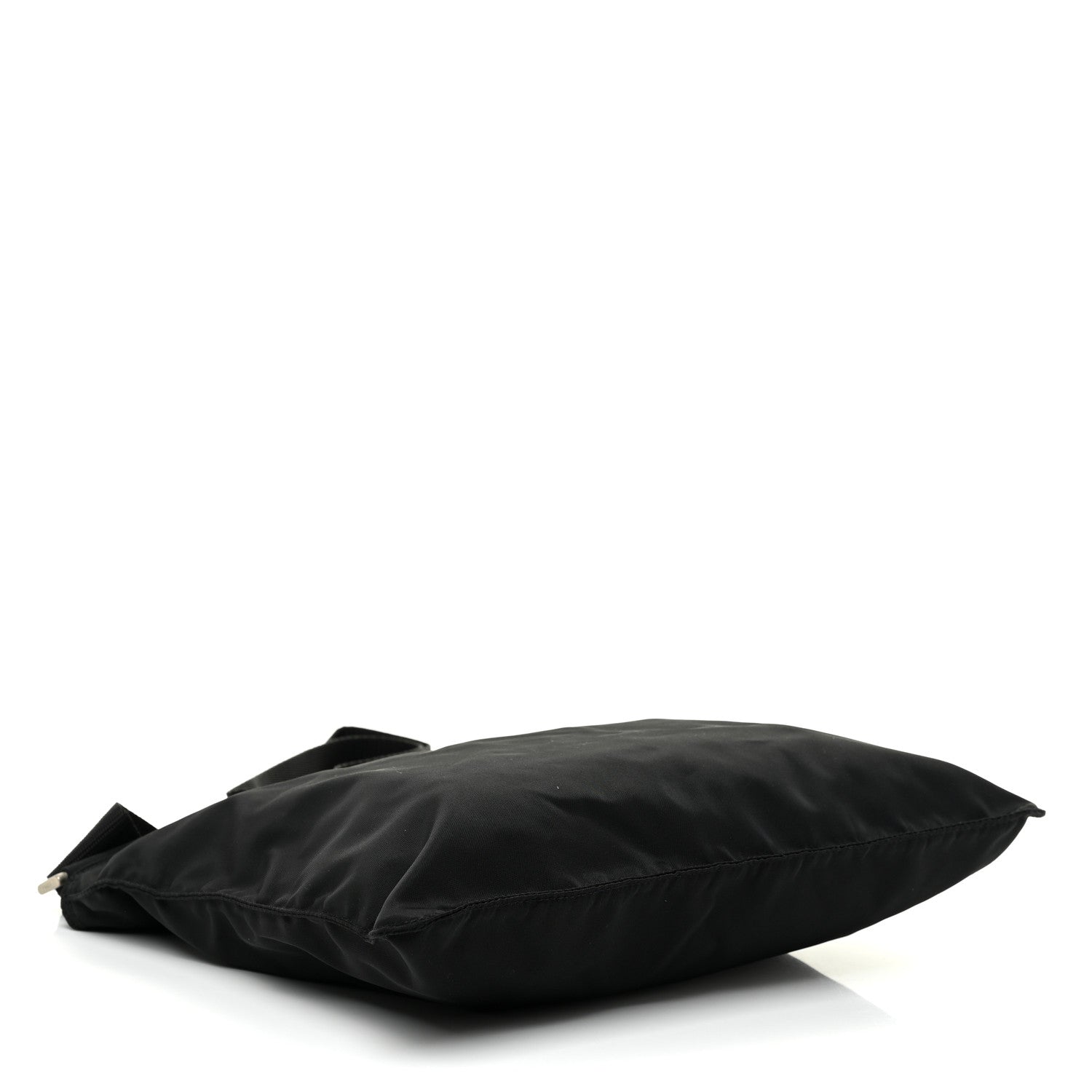 Prada Nylon Saffiano Flat Messenger Bag Black 4 of 11