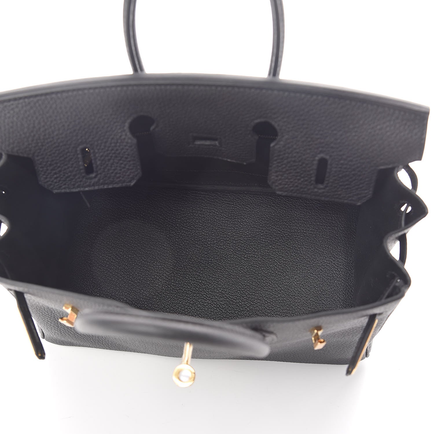 Hermes Togo Birkin 25 Black 7 of 34