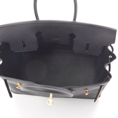 Hermes Togo Birkin 25 Black 7 of 34
