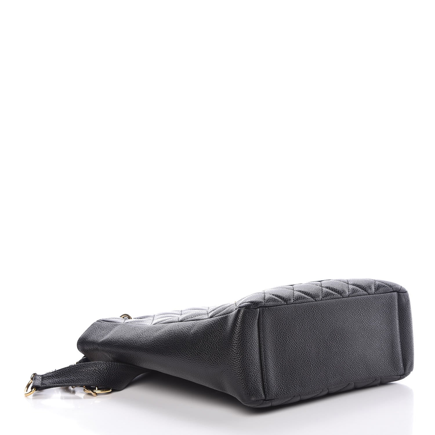 Chanel Caviar Quilted Petit Shopping Tote PST Black 4 of 9