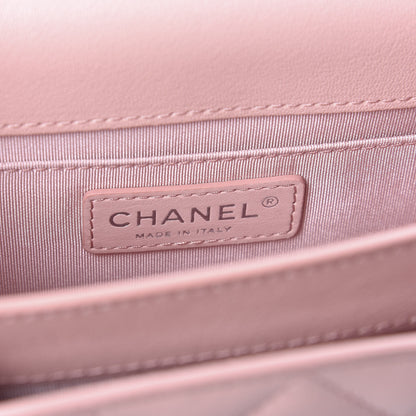 Chanel Calfskin Quilted Small CC Box Flap Pink 7 of 10