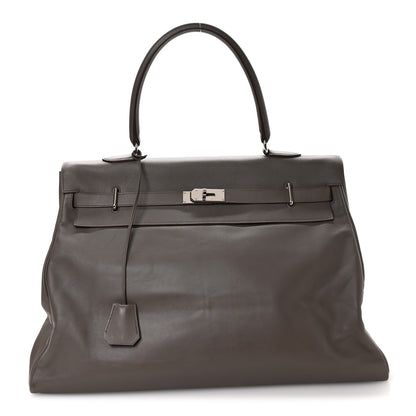 Hermes Veau Sikkim Kelly Relax 50 Etain 1 of 11