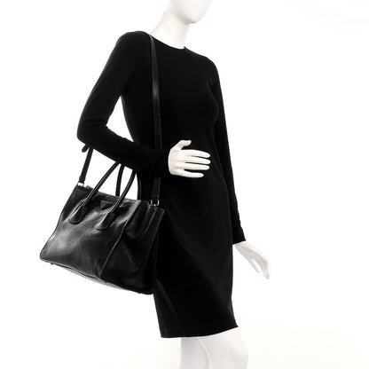 Prada Glace Calf Twin Pocket Tote Nero Black 2 of 8