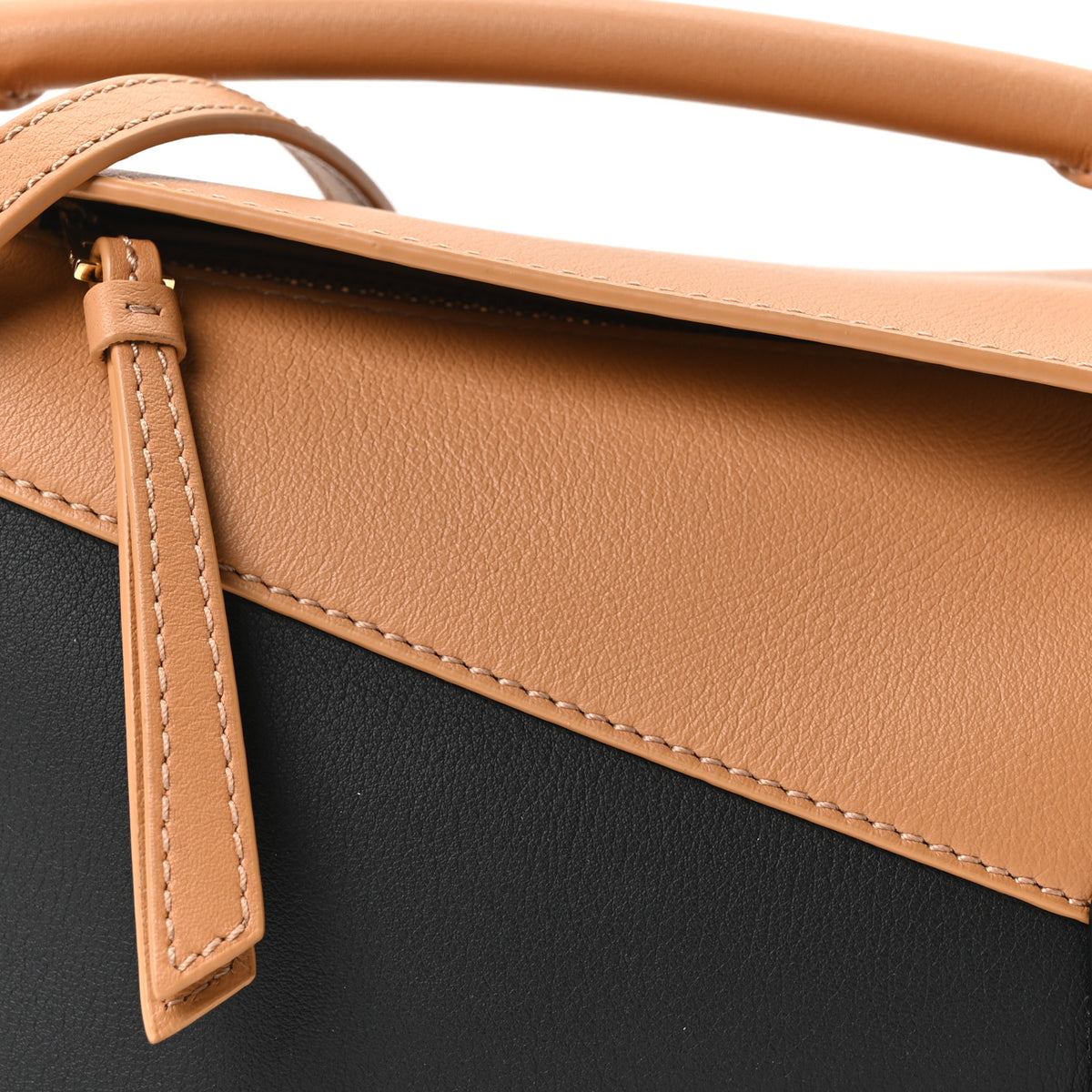 Loewe Calfskin Mini Puzzle Edge Bag Warm Desert Black 6 of 8