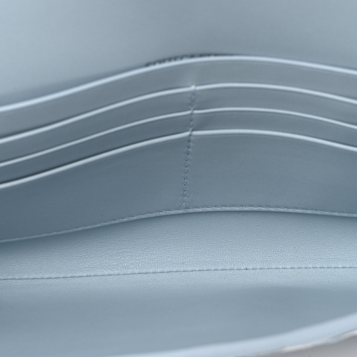 Suede Nappa Intrecciato Long Andiamo Top Handle Clutch Glacial