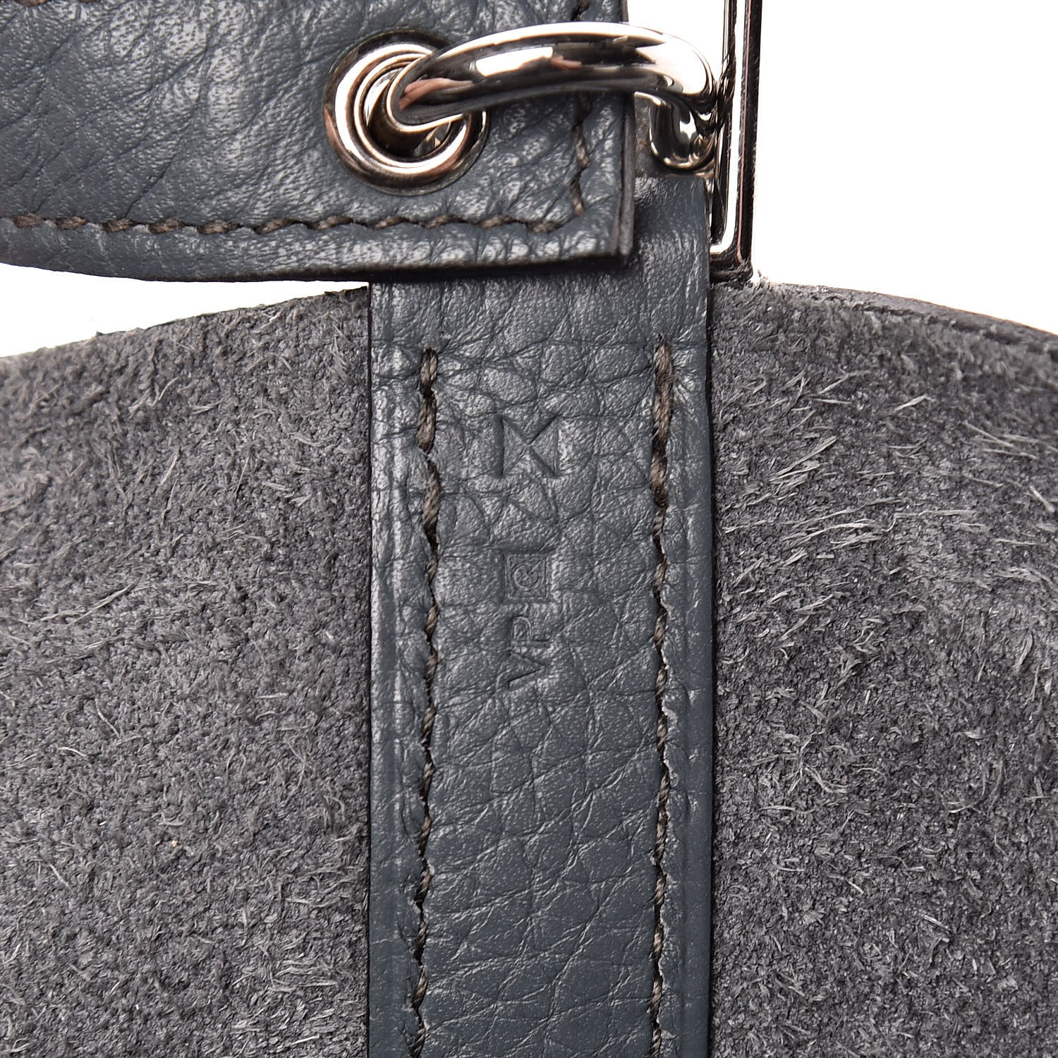 Hermes Taurillon Clemence Picotin Lock 26 GM Bleu Orage 6 of 14