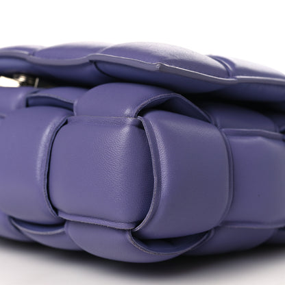 Bottega Veneta Lambskin Maxi Intreccio Padded Chain Cassette Crossbody Bag Lavender 9 of 9