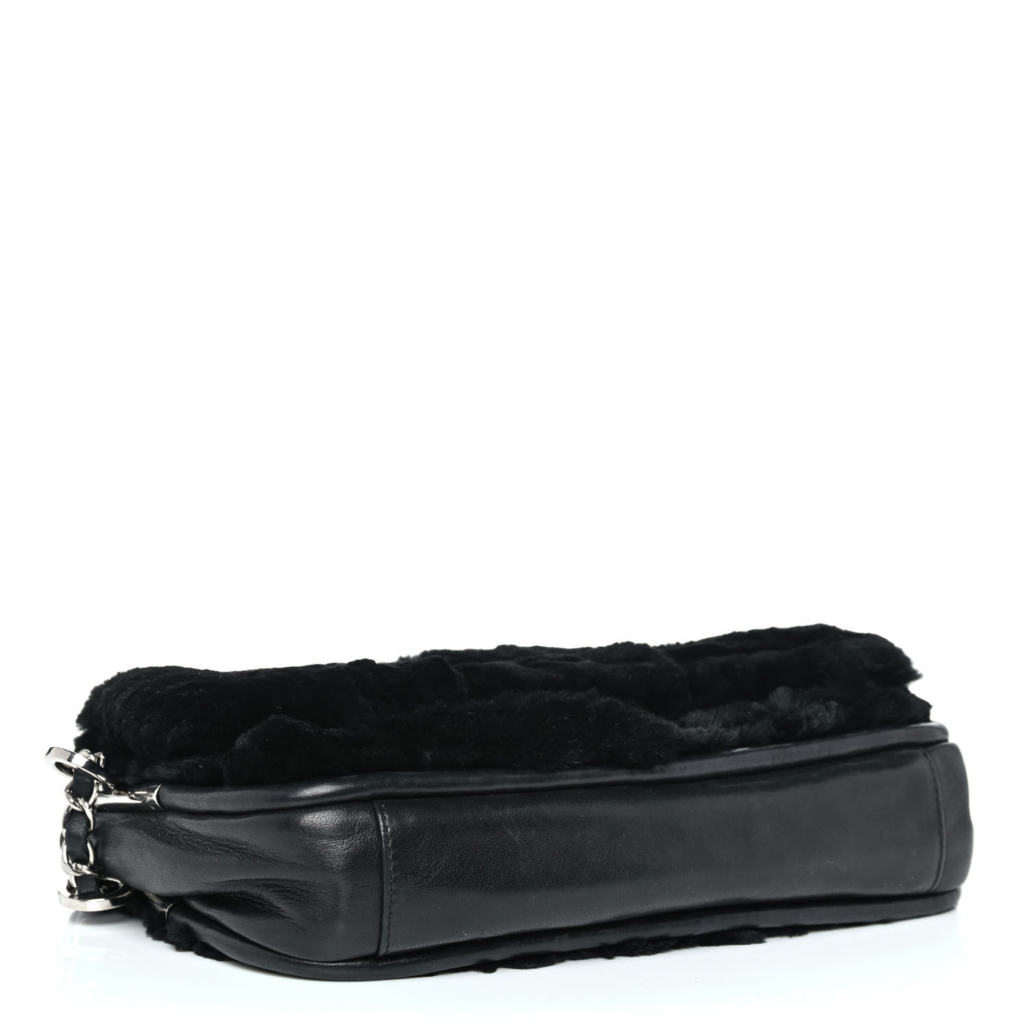 Chanel Rabbit Fur Flap Black 4 of 13