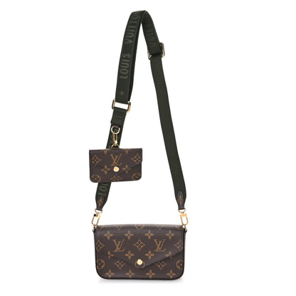 Louis Vuitton Monogram Felicie Strap & Go Kaki 1 of 11
