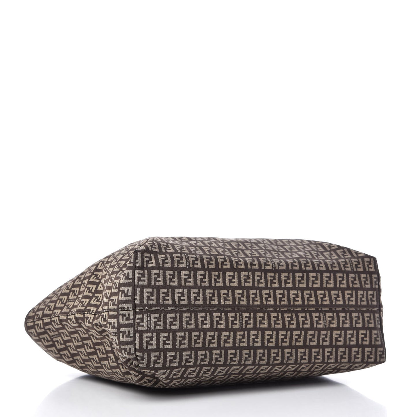 Zucchino Vitello Roll Tote Testa di Moro Beige