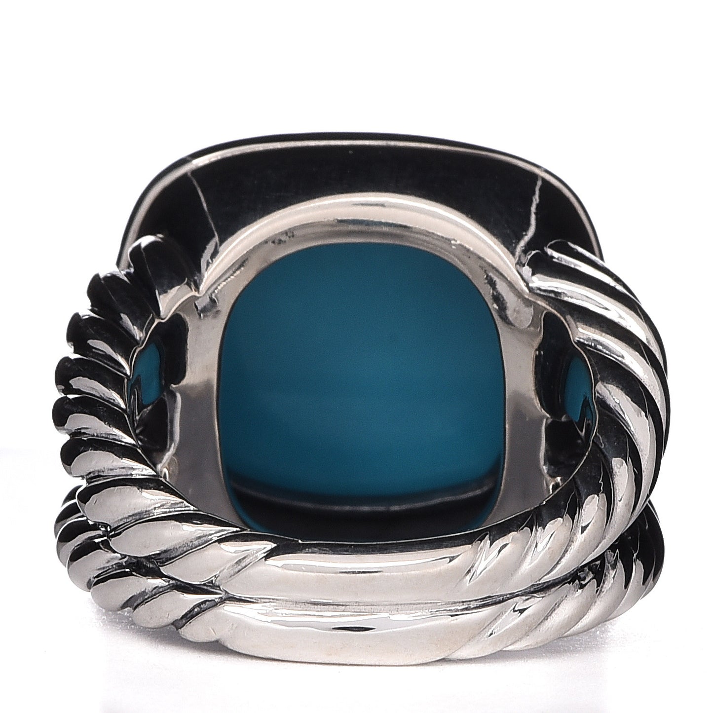 Sterling Silver Turquoise 14mm Albion Ring 54 7