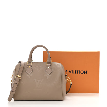 Louis Vuitton Empreinte Monogram Giant Speedy Bandouliere 25 Tourterelle 8 of 8