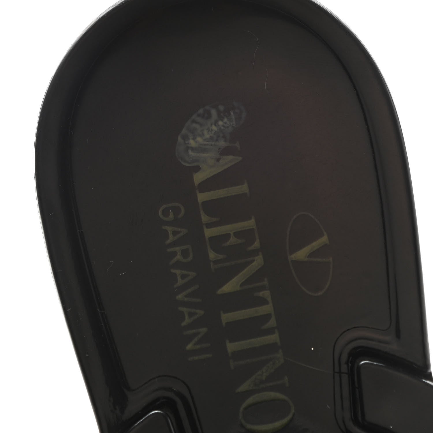 Valentino Garavani PVC Jelly Rockstud Bow Thong Sandals 39 Black 10 of 10