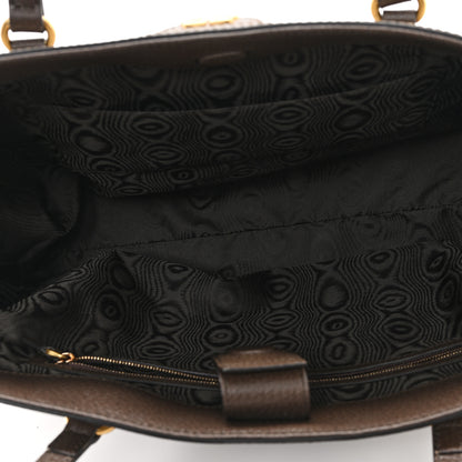 Gucci X BALENCIAGA BB Supreme Monogram Web Medium Ophidia Shopping Tote Beige New Acero 5 of 10