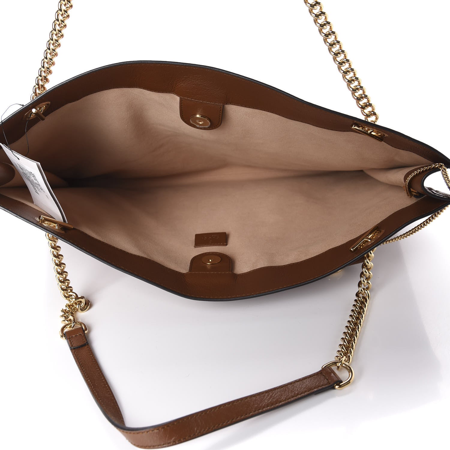 Gucci Calfskin Large Rajah Chain Tote Cuir 4 of 9