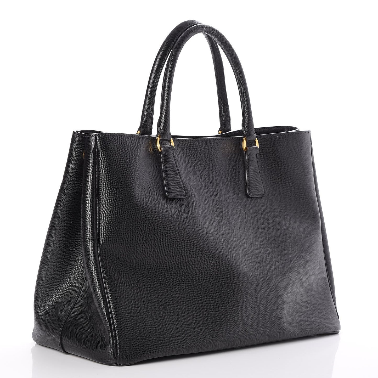 Saffiano Lux Large Tote Nero Black