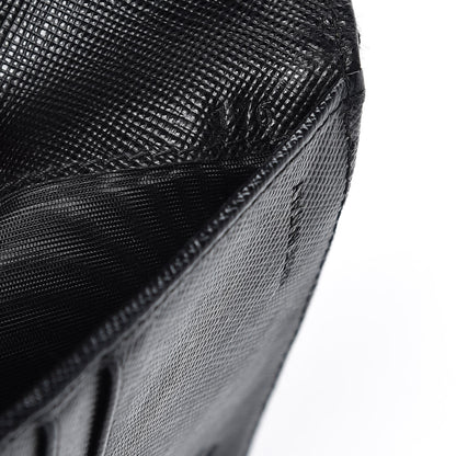 Prada Tessuto Nylon French Wallet Black 9 of 10